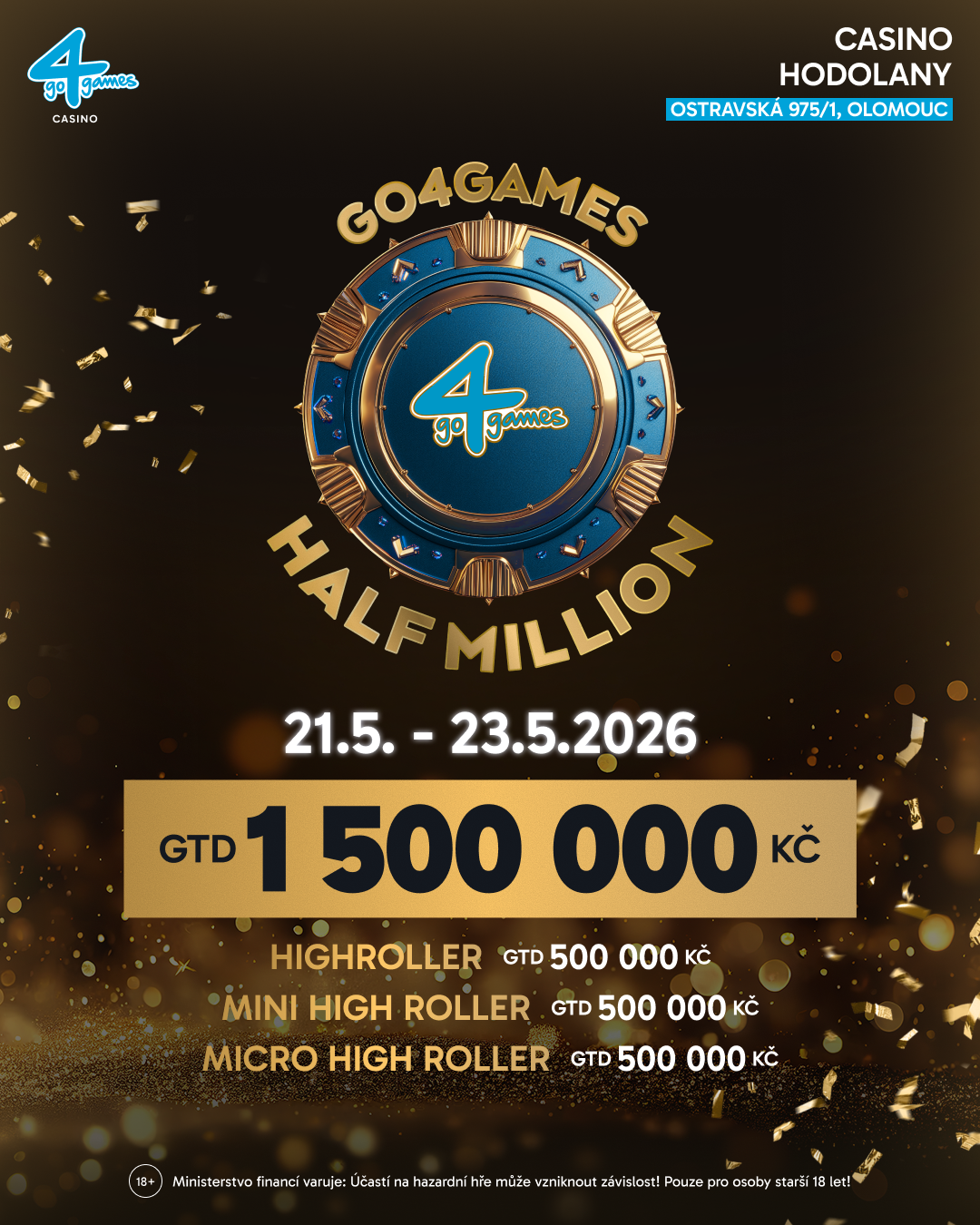 Satellite to HIGH ROLLER re-entry 5 seats