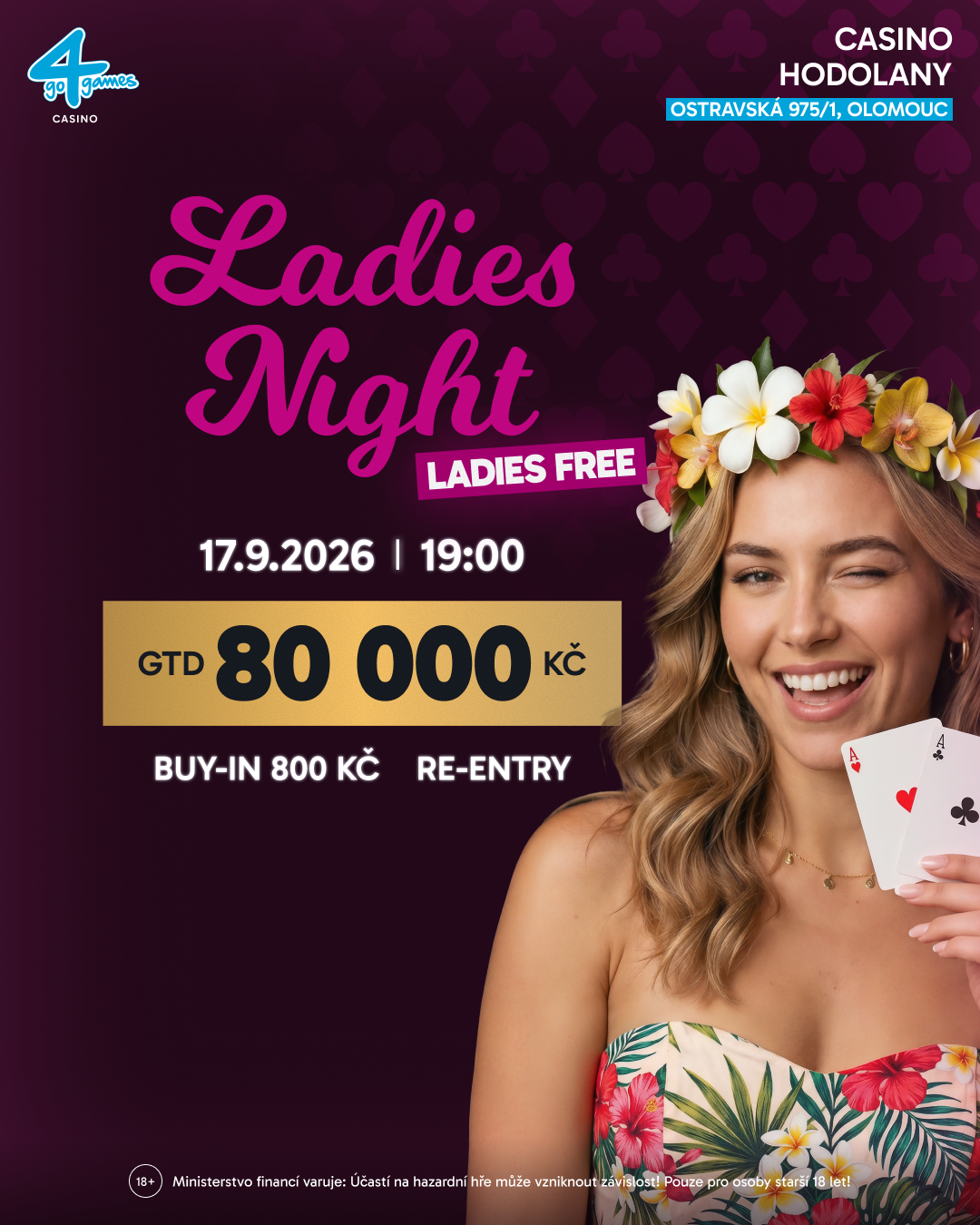 LADIES NIGHT re-entry, LADIES FREE, Ladies last-longer challenge