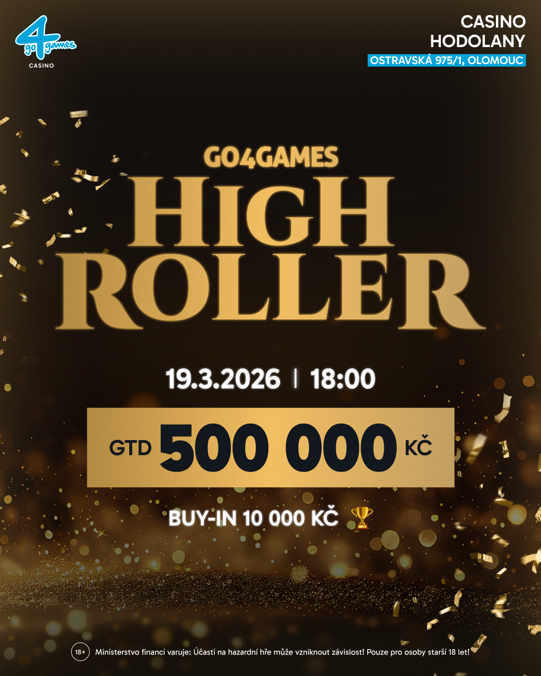G4G HIGH ROLLER ONE DAY EVENT re-entry TROPHY