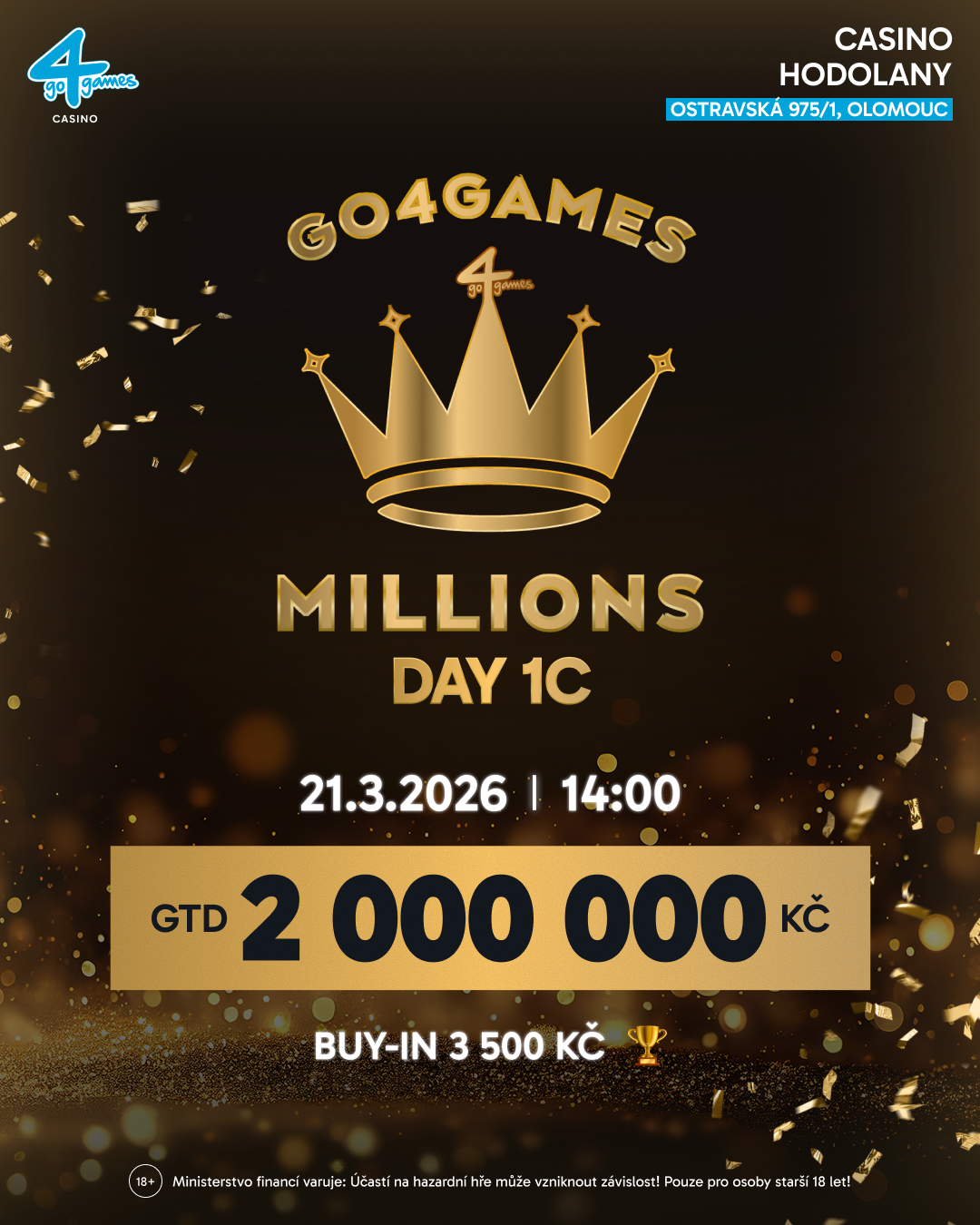 Go4games Millions re-entry 1C