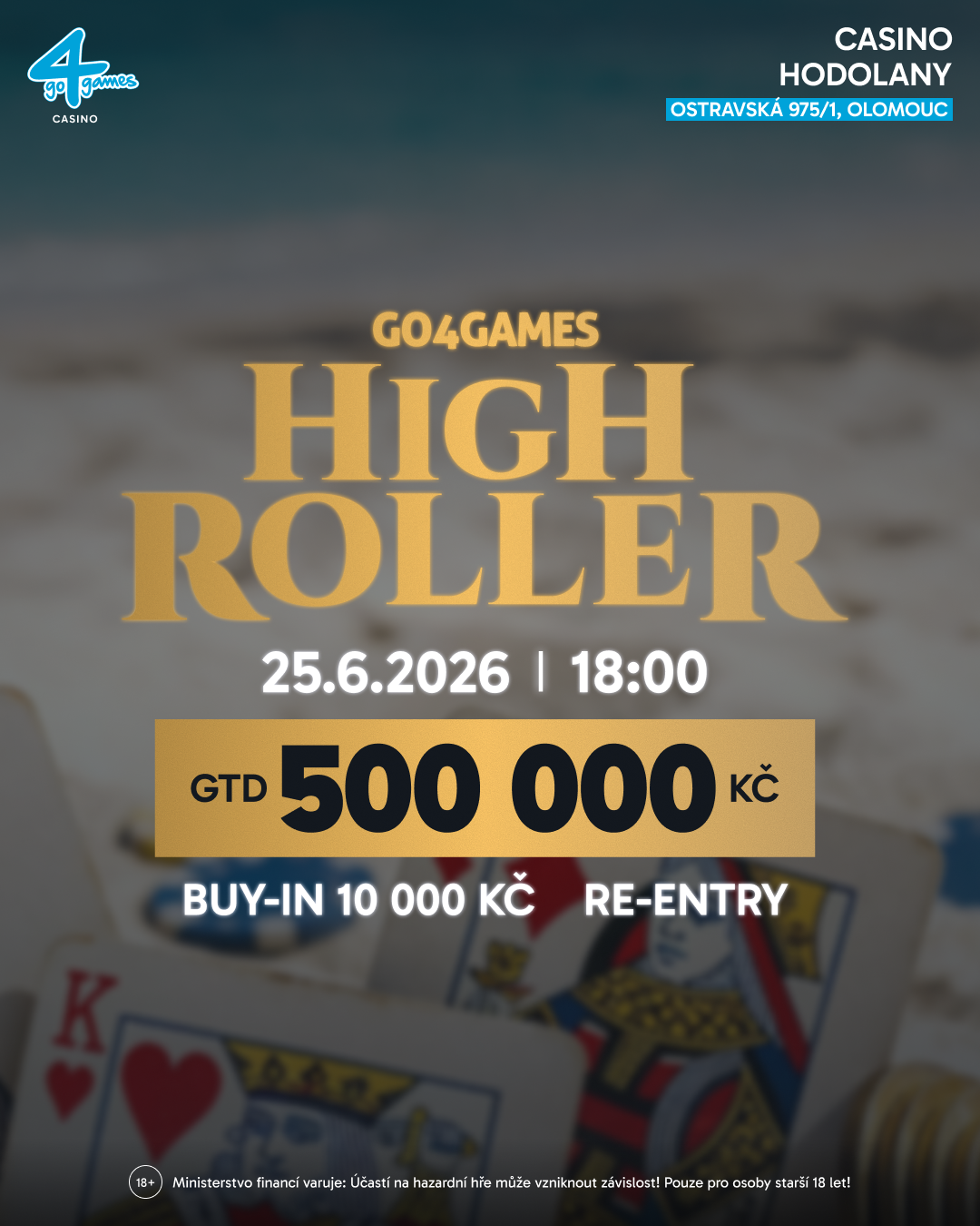 G4G HIGH ROLLER ONE DAY EVENT re-entry TROPHY